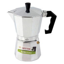 Baoer Industria A112ra-3 Caffettiera Alluminio 3 Tazze Buon Aroma