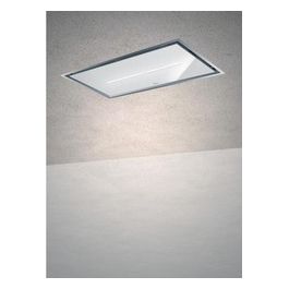 01GEAF120SVWSL80 Cappa da Soffitto Gea Flat 4 Velocita' Comandi da Remoto con telecomando Aspirante e Filtrante 120 cm Inox/Bianco