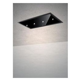 01GEAFL090BLSP80 Cappa da Soffitto Gea Flat 4 Velocita' Comandi da Remoto con Telecomando Aspirante e Filtrante 90 cm Nero