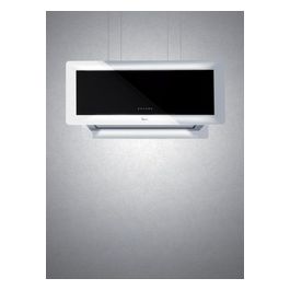 Baraldi 01MTP090ST80 Cappa Sospesa Metropolis Classe energetica A 4 Velocita' Comandi da Remoto con Telecomando e Smartphone 90 cm Inox/Nero