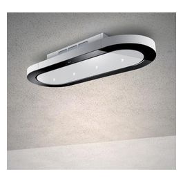 Baraldi 01UNKFR120WH90 Cappa da Soffitto Unika Free Classe energetica A 4 Velocita' Filtrante Comandi da Remoto con Telecomando e Smartphone 120 cm Bianco