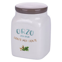 BARATTOLO ORZO 750 ML IN NEW BONE CHINA, LE TRAVISATE