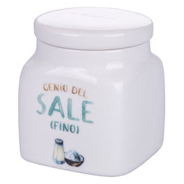 BARATTOLO SALE FINO 500 ML IN NEW BONE CHINA, LE TRAVISATE