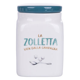 BARATTOLO ZUCCHERO 750 ML IN NEW BONE CHINA, LE TRAVISATE