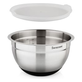 810160020 Bowl acciaio inossidabile 18/10 Ø20Cm X H126Cm con Cop 18/10-Silicone