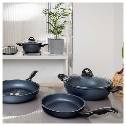 Kéramos Padella 846106024 24 cm In Alluminio Con Rivestimento In Ceramica