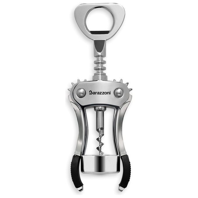 Barazzoni, Cavatappi con Apribottiglie My Utensil, Acciaio Inossidabile, Antiscivolo