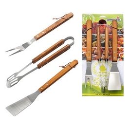Barbecue Set 3 Utensili Inox 03430