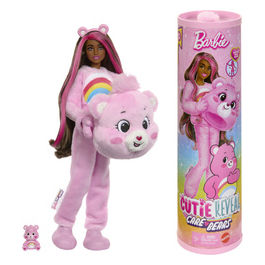 Cutie Reveal JCN95 Bambola alla Moda con Costume da Orso Rosa Multicolore