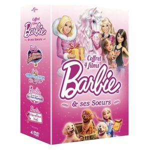Barbie et Ses Soeurs-Coffret : Au Club hippique  La Grande Aventure Recherche des Chiots  Un Merveilleux Noël