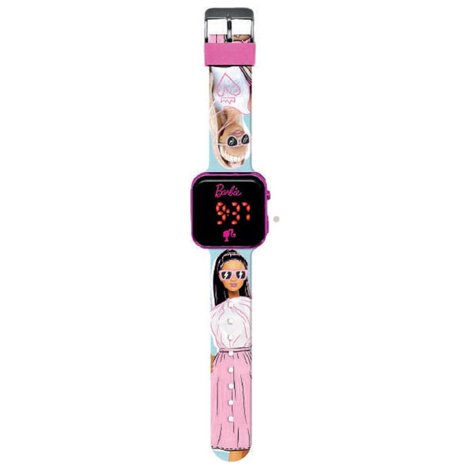 Barbie Orologio Digitale per Bambini con Cinturino Regolabile