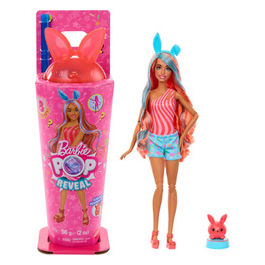 Pop Reveal Animal Party JCN87 con Orecchie da Coniglietto, Cucciolo e 8 Accessori