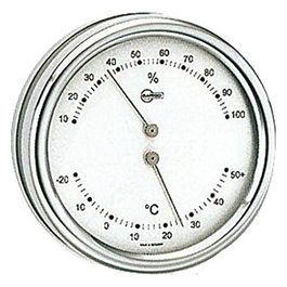 Termo/igrometro Orion quadrante argento 