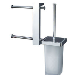 Barra Attrezzata Bridge Cromato Metallo 37x30,2x12,7 Cm