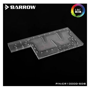 Barrow CR1000D-SDB V1 RGB Waterway Tanica per Corsair 1000D 8*G1/4 Trasparente