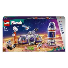 Friends 42605 la Base Spaziale su Marte e Razzo, Giochi per Bambini di 8+ Anni con 4 Mini Bamboline, Rover e Accessori