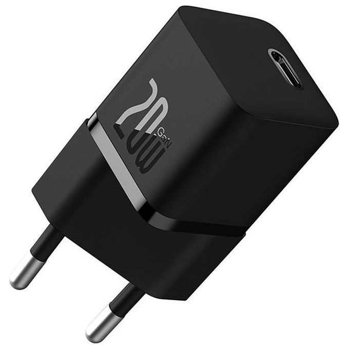 Baseus Caricabatterie GaN5 Mini 20W USB-C Nero