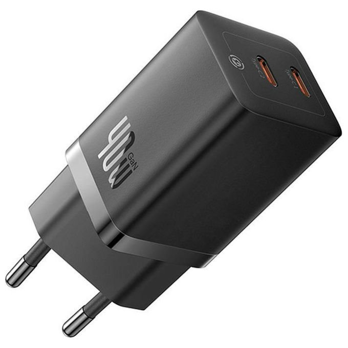 Baseus GaN5 Pro Caricatore USB-C 40W Nero Ricarica Rapida
