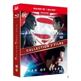 BATMAN VS SUPERMAN / MAN OF STEEL - Coffret 2 Films - Blu-Ray 3D - DC COMICS