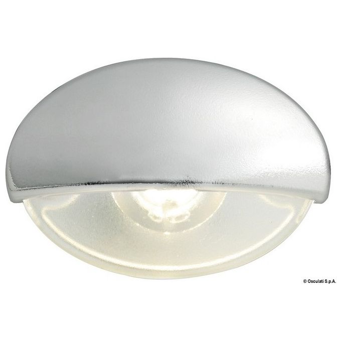 Batsystem Luce cortesia Steeplight cromata LED bianco 