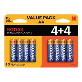 Batteria Aa 1.5v Lr6 Max Alcaline 8pz