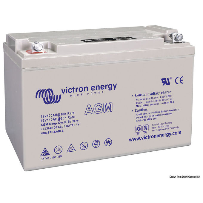 Batteria Victron Agm Deep Cycle 12 V 110 Ah Victron Energy
