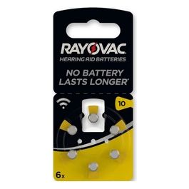 Batterie Acustica Rayovac 10 blister 6 pz.