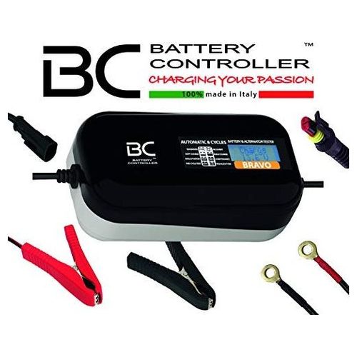 Battery Controller Carica Batterie Moto BRAVO 2000 tester digitale a 8 cicli piombo-acido di auto e moto