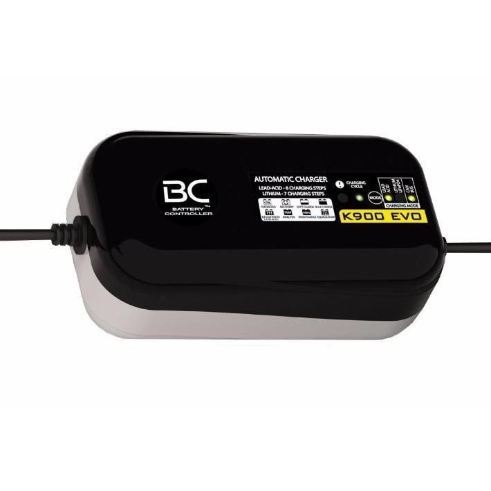 Battery Controller K900 EVO Caricabatteria automatico auto e moto per batterie 12V compatibile con Can-Bus BMW Battery Controller K900 EVO Caricabatteria automatico auto e moto per batterie 12V compatibile con Can-Bus BMW