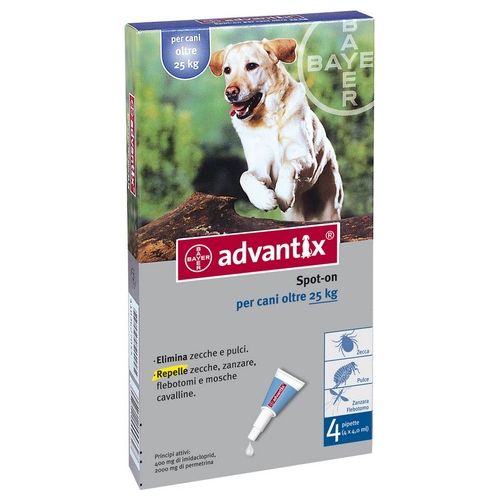 Bayer Advantix Spot On Cani Fino A 25 Kg. 85889540