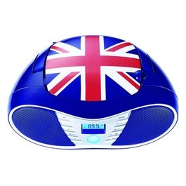 Lettore Radio Cd Uk Flag 
