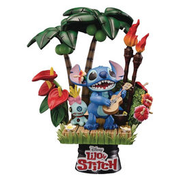 Beast Kingdom, Diorama Lilo & Stitch Aloha, Figurina Disney, 13cm
