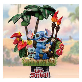 Beast Kingdom, Stitch Disney, D-Stage Diorama, Statuetta 14 cm