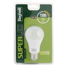 Beghelli Lampadina a Led Goccia 15W e27 3000k Superled Luce Calda 1500Lumen