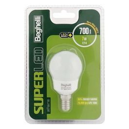 Lampadina a Led Sfera 7W e14 3000k Superled Luce Calda 700Lumen