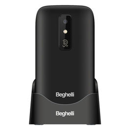 9206, Cellulare per Anziani, Nero, Tasto Salvalavita, GPS