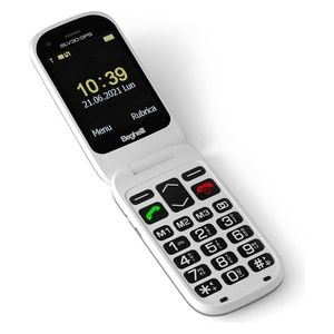 Beghelli Salvalavita Phone SLV30 GPS Senior Phone a conchiglia con tasto di chiamata rapida di soccorso e localizzazione GPS