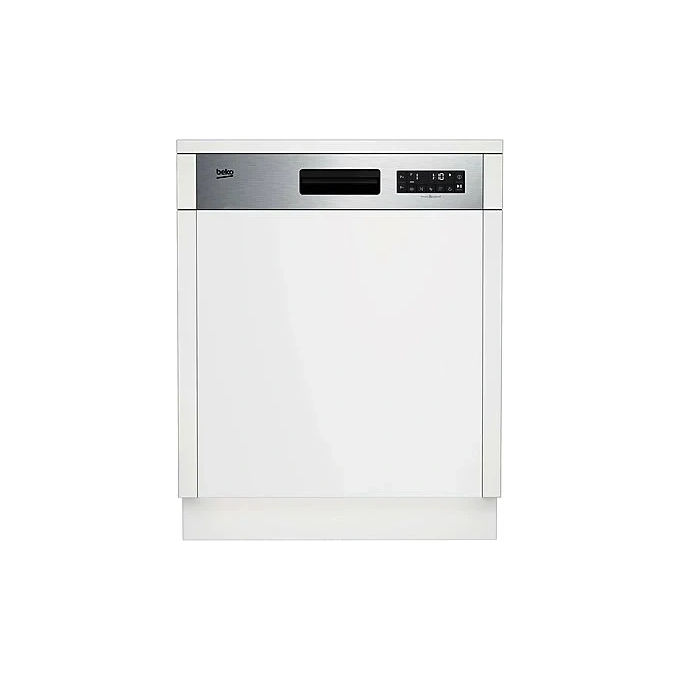 Beko BDSN26430X – Lavastoviglie da incasso a scomparsa parziale, 14 coperti, Classe energetica D, Motore ProSmart Inverter, Acciaio Inox