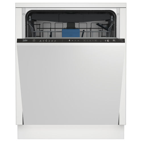 BDIN37530 B300 Lavastoviglie a Scomparsa Totale 15 coperti Classe D 44 dB HygieneIntense SteamGloss (82x60x55 cm) colore Nero