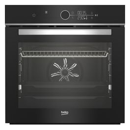 Beko BBIM18400BSE Forno Elettrico da Incasso Multifunzione 72 Litri Classe A+ 56 cm con funzione Vapore e Pizza colore Nero