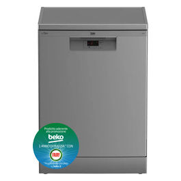 Beko BDFN16430S Lavastoviglie a libera installazione cm. 60 Classe D 14 coperti inox