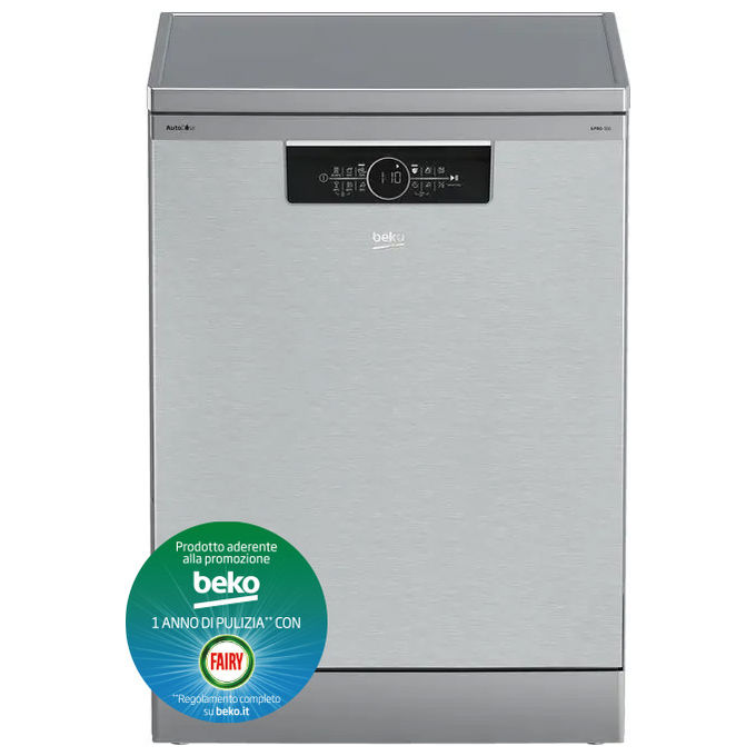 BEKO BDFN36640XA Beyond Lavastoviglie da Libera Installazione AutoDose 16 Coperti Classe energetica C 6 Programmi Terzo cestello Fast+ DeepWash 60 cm Inox