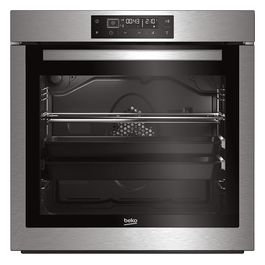 Beko BIR36400XOS Forno Elettrico Multifunzione da Incasso Capacita' 82 Litri Classe energetica A 9 Programmi Funzione Pizza 60 cm Inox