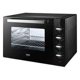 BMOF60B Fornetto Elettrico Cottura Ventilata 60 Litri 2000 W 5 Funzioni Timer 120 min Temperatura fino a 220° Nero