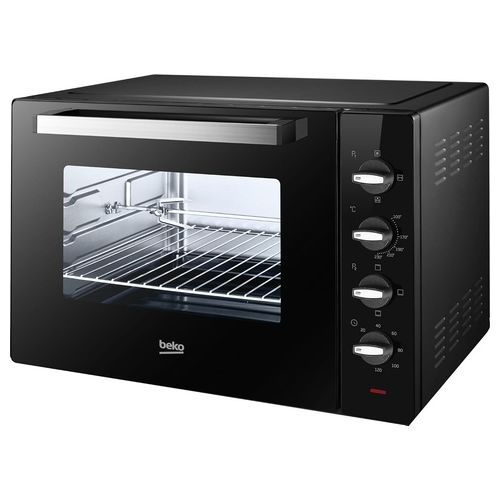 BMOF60B Fornetto Elettrico Cottura Ventilata 60 Litri 2000 W 5 Funzioni Timer 120 min Temperatura fino a 220° Nero