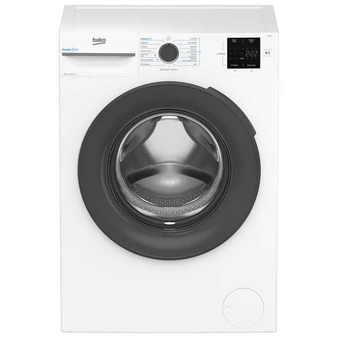 Image of Beko BMWU3941A Lavatrice 9 Kg Classe A Profondita' 55 cm Centrifuga 1400 giri Inverter Vapore EnergySpin colore Bianco