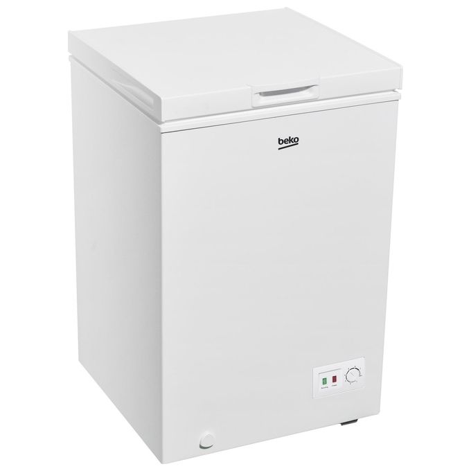 Image of Beko CF100EWN Congelatore a Pozzetto Orizzontale Statico Capacita' 98 Litri Capacita' di Congelamento 6 kg-24h Classe E colore Bianco