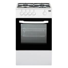 Beko CSG42001FW Cucina a Gas Forno a Gas 4 Fuochi Capacita' 54 Litri 50 cm Bianco