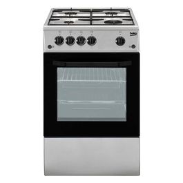 Beko CSG42011FS Cucina a Gas Forno a Gas 4 Fuochi Capacita' 54 Litri Classe energetica A 50 cm Silver