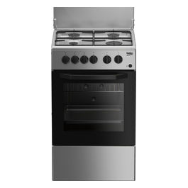 CSS42014FS Cucina a Gas con Forno Elettrico Nero Argento
